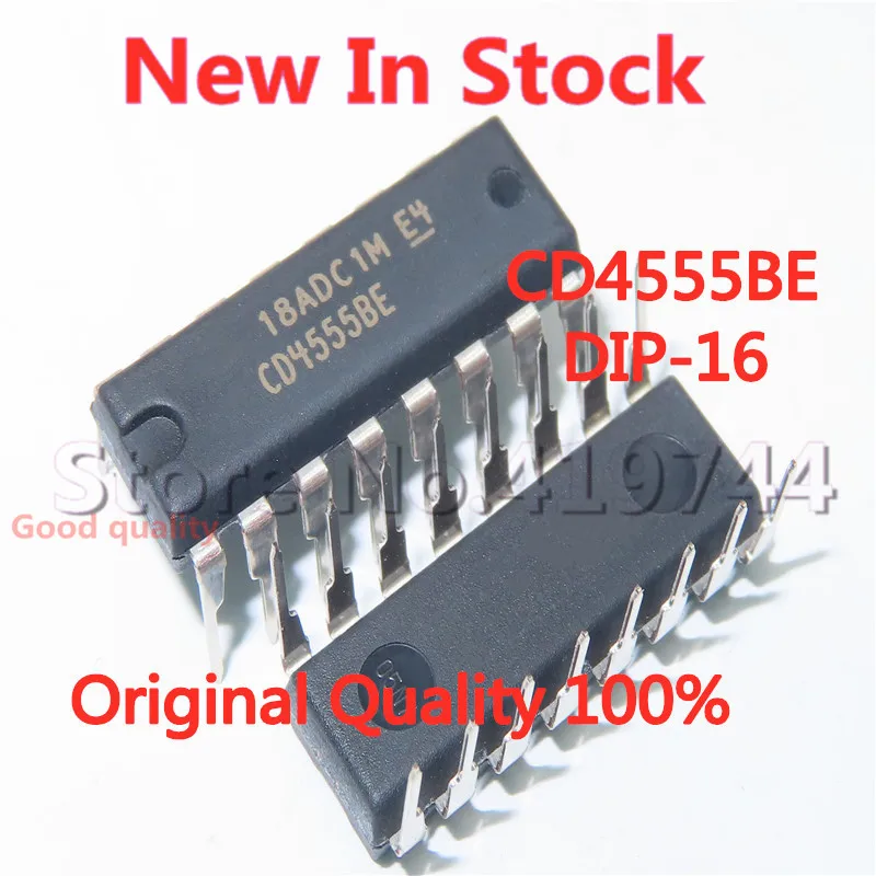 

5 шт./лот CD4555BE CD4555 DIP-16 переключатель логического сигнала, мультиплексор, декодер в наличии, новый оригинальный IC