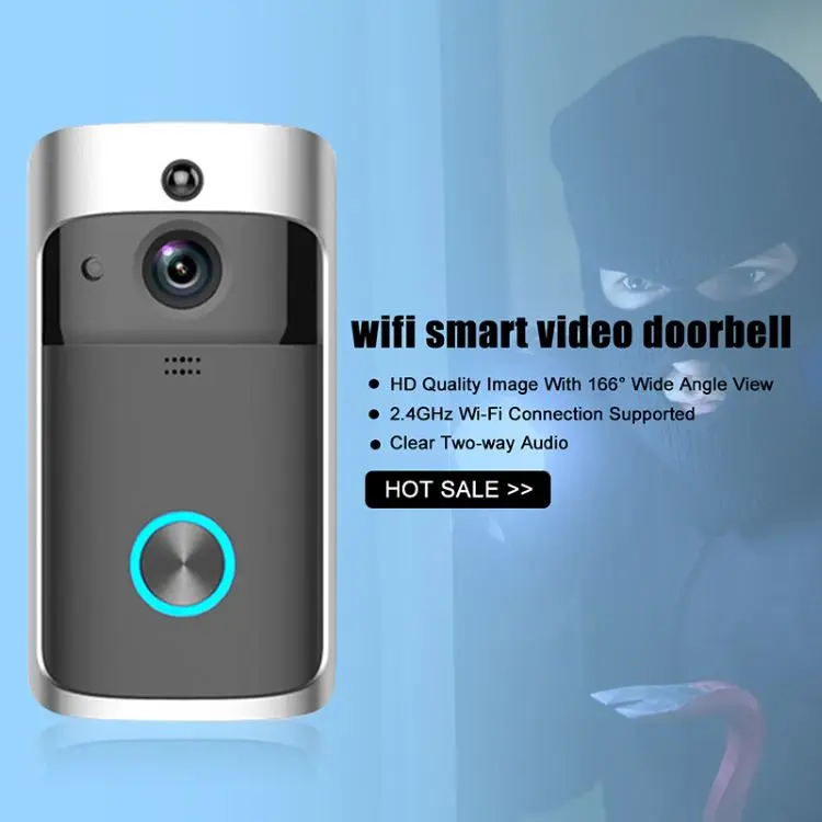 

Wifi smart video doorbell Wireless WiFi Video Doorbell Smart Phone Door Ring Intercom Camera Security Bell