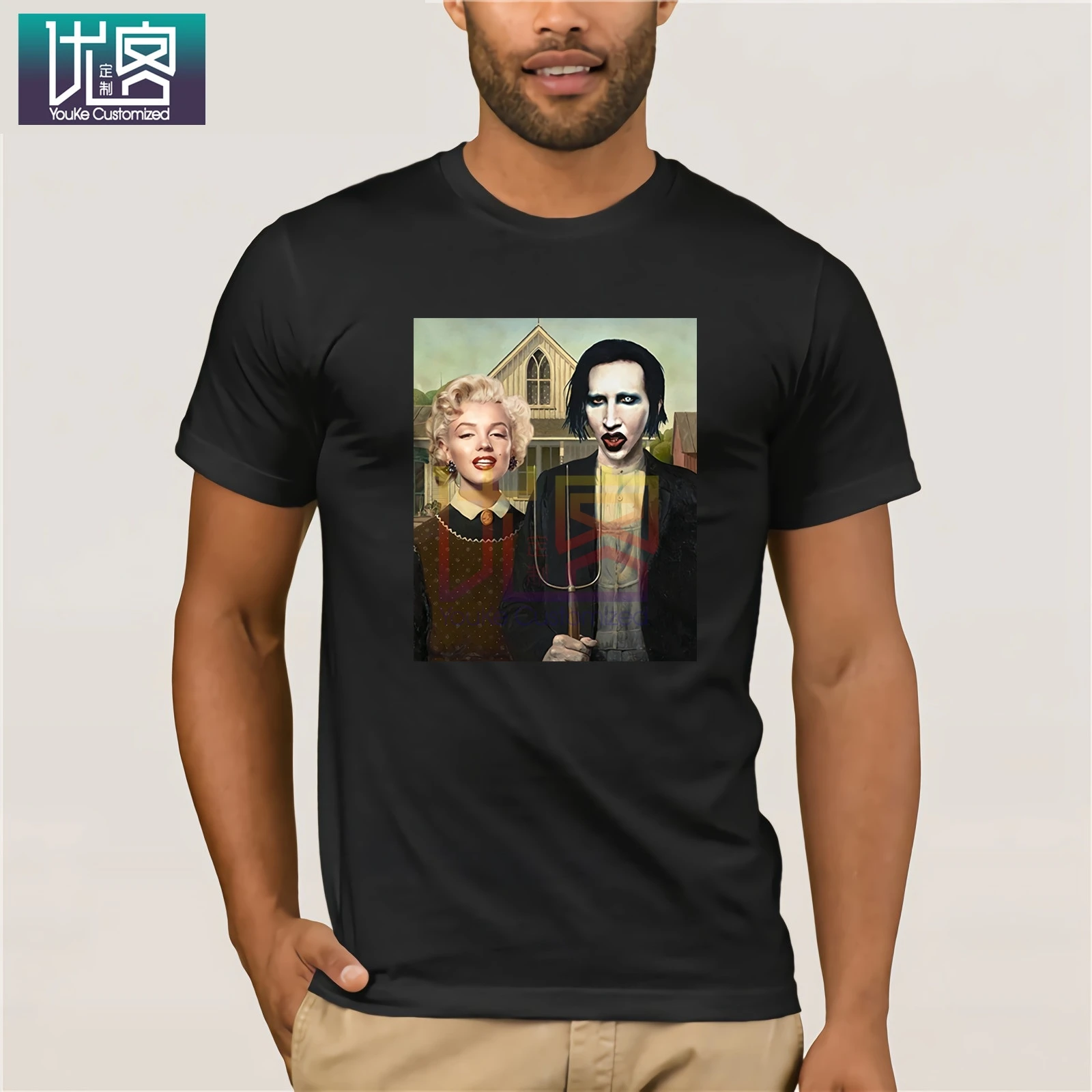 Мэрилин Монро печатная Футболка Сексуальная женская летняя модная мужская