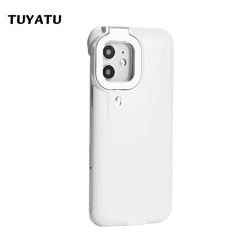 Кольцевая светодиодная вспышка для селфи iphone 12 11 pro max оригинальная портативная