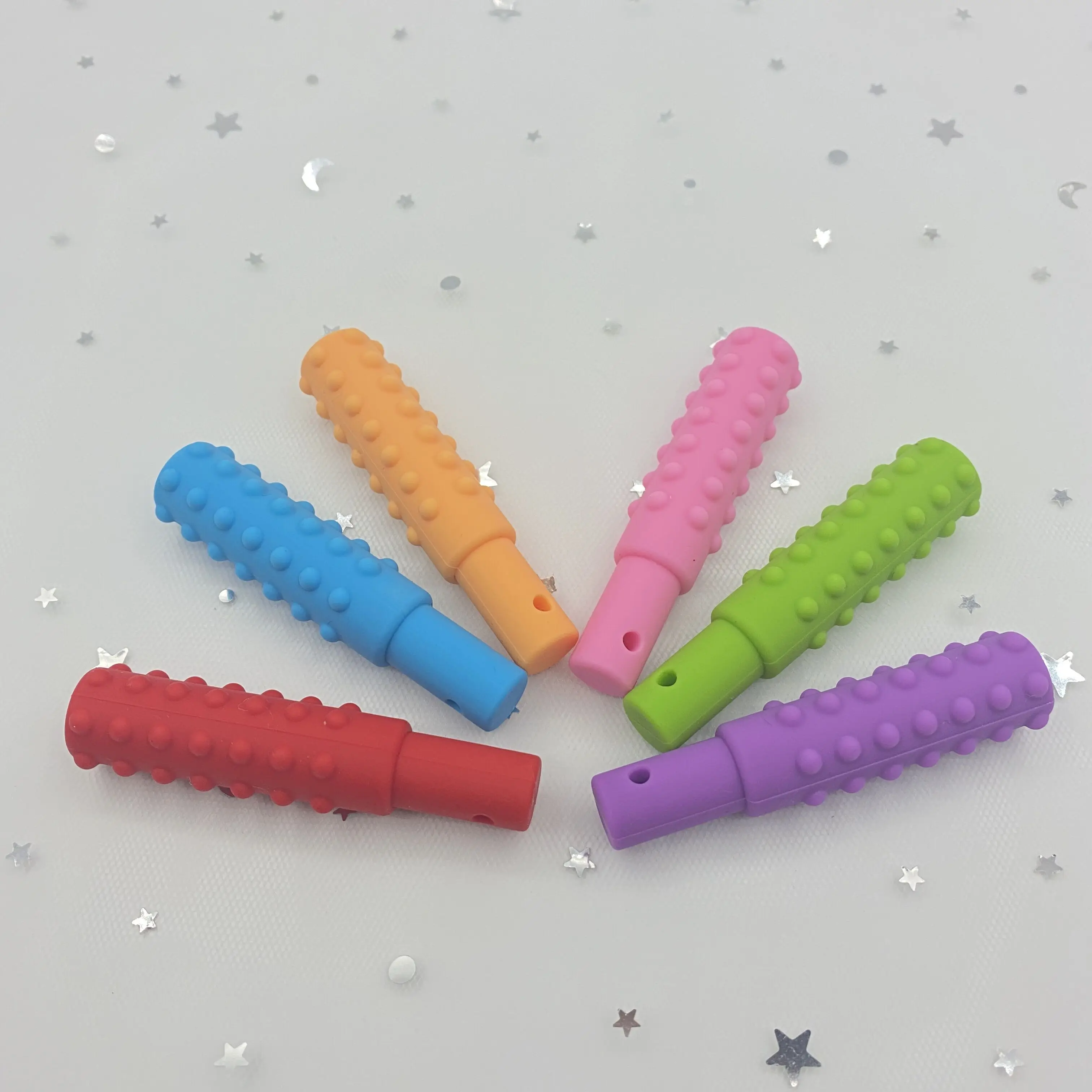 Силиконовый Прорезыватель для зубов детей ожерелье с сенсорной жевательной