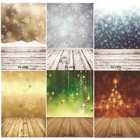 vinyl custom photography backdrops prop christmas day and floor photography background 5016