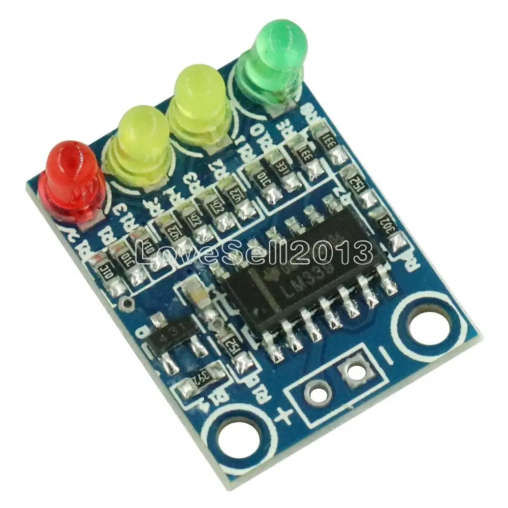 12V Electric Quantity 4 Power Indicator Battery Detection Module For Arduino TOP | Электроника