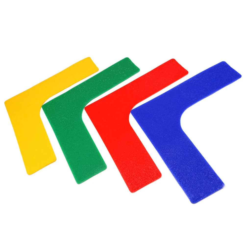 

13 Pcs Anti-skid Tennis Ground Court Marker Line PVC Sticker Logo Basketball Football Badminton Court Line Ground Signal Label (