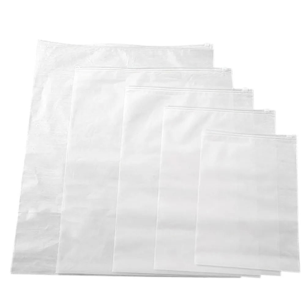 Сумка для хранения водонепроницаемая полупрозрачная одежда с молниями нижнее