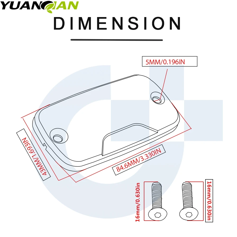 For HONDA VTR1000F VTR 1000F 1997-2007 Front Brake Clutch Cylinder Fluid Reservoir Cover Cap Motorcycle Accessories VTR1000 F | Автомобили