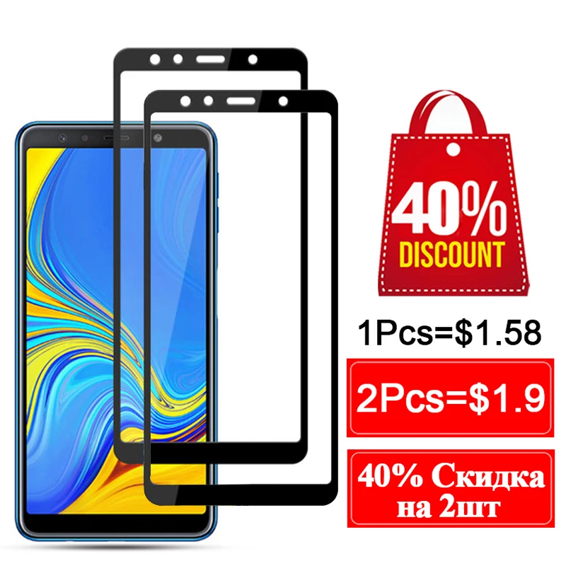 Защитное стекло на для Samsung Galaxy A8 2018 plus a9 a7 2017 2016 2015 защита экрана saver a 7 8 закаленное