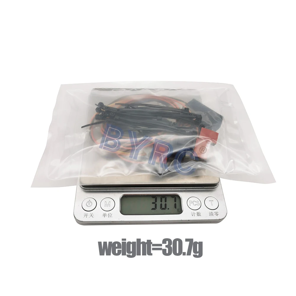 RC автомобиль сенсорный контроль светодиодный светильник 5 мм белый и красный для