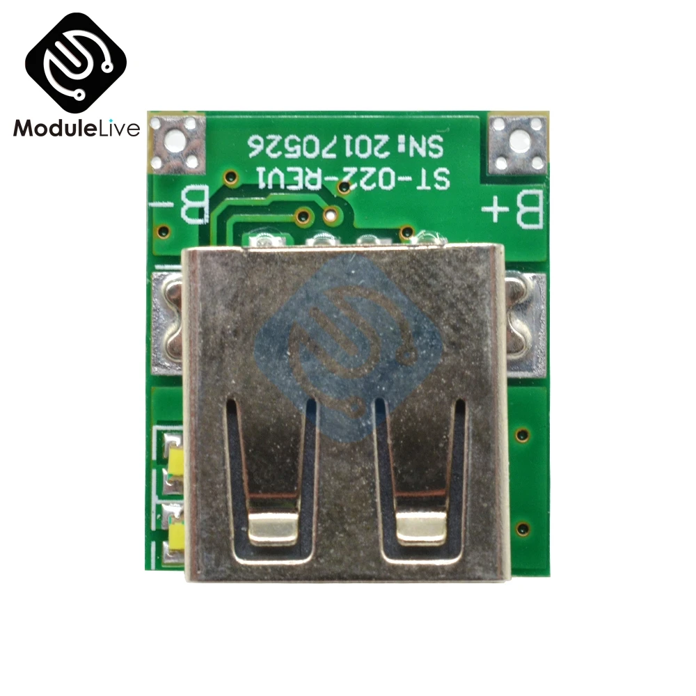 Повышающий Модуль питания постоянного тока 5 В защитная плата для зарядки