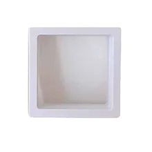 70*70*20mm Coin Jewelry Storage Box Dustproof Exhibition Decoration Floating Floating Ring Earrings Display Box