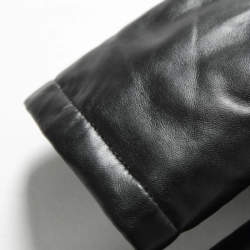 Куртка из натуральной кожи Мужская парка натуральный мех норки классическое