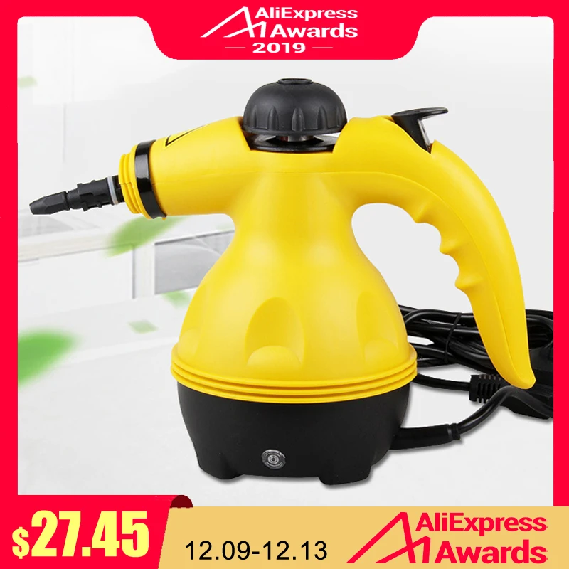 Многофункциональный Электрический пароочиститель с европейской вилкой, ручной портативный бытовой очиститель под давлением, все в одном, дезинфицирующее средство для кухни, 220 В