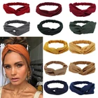 Повязка на голову Женская эластичная, мягкая, однотонная