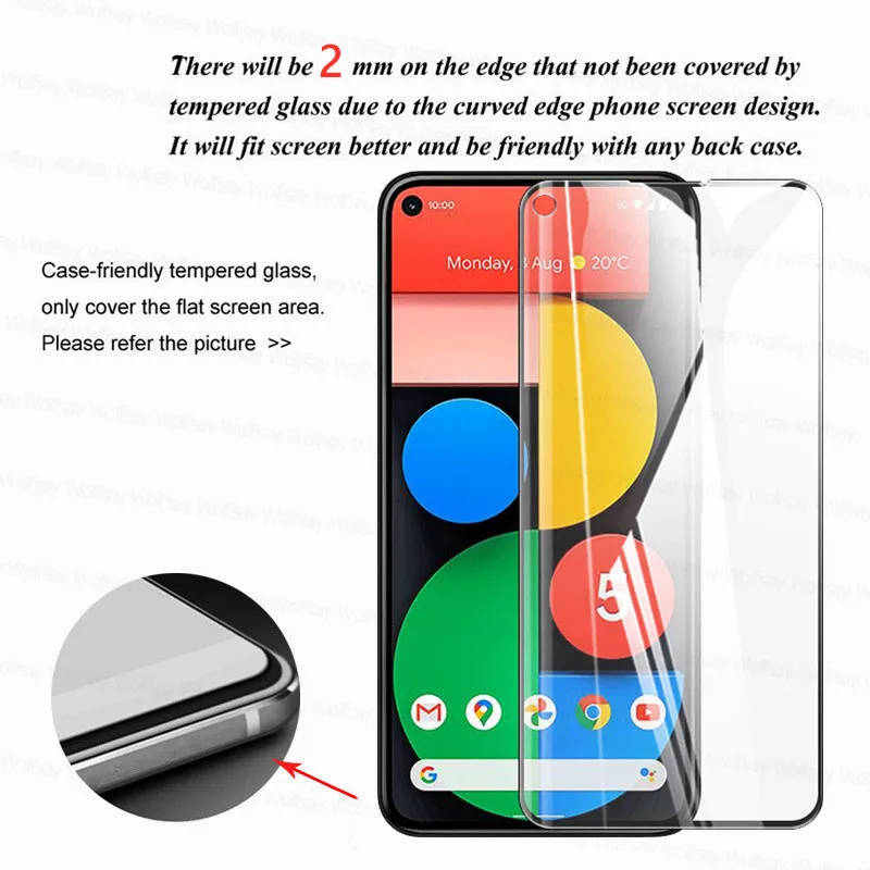tempered glass for google pixel 5a glass for pixel 5a 5 4a 4 xl full cover screen protector for google pixel 5a 5 4a lens film free global shipping
