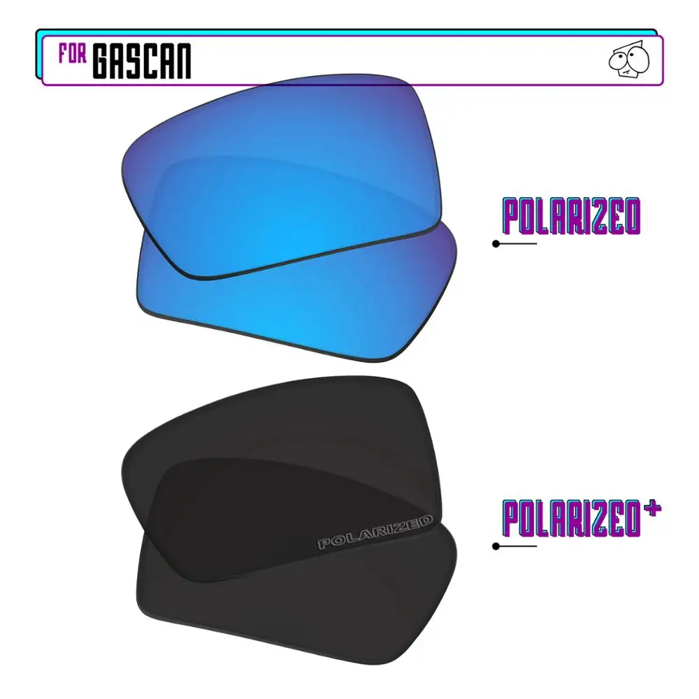 

Ezrelease поляризованные Сменные линзы для-солнцезащитные очки Oakley Gascan-черный P Plus-синий P