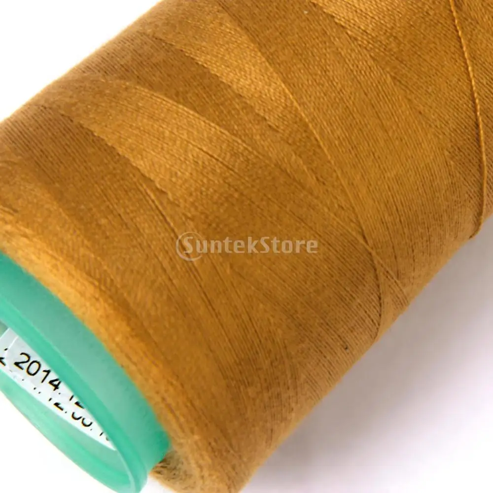 

Heavy Duty Polyester Sewing Thread For Jeans Canvas, 3000 yards/Spool Jeans Sewing Shoes Bag Hard Craft Thread 2 Colors