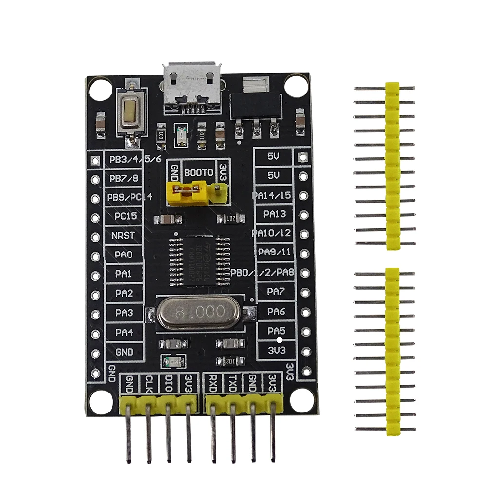 Макетная плата STM32G030F6P6 новый стиль минимальная системная обучающая оценочная |