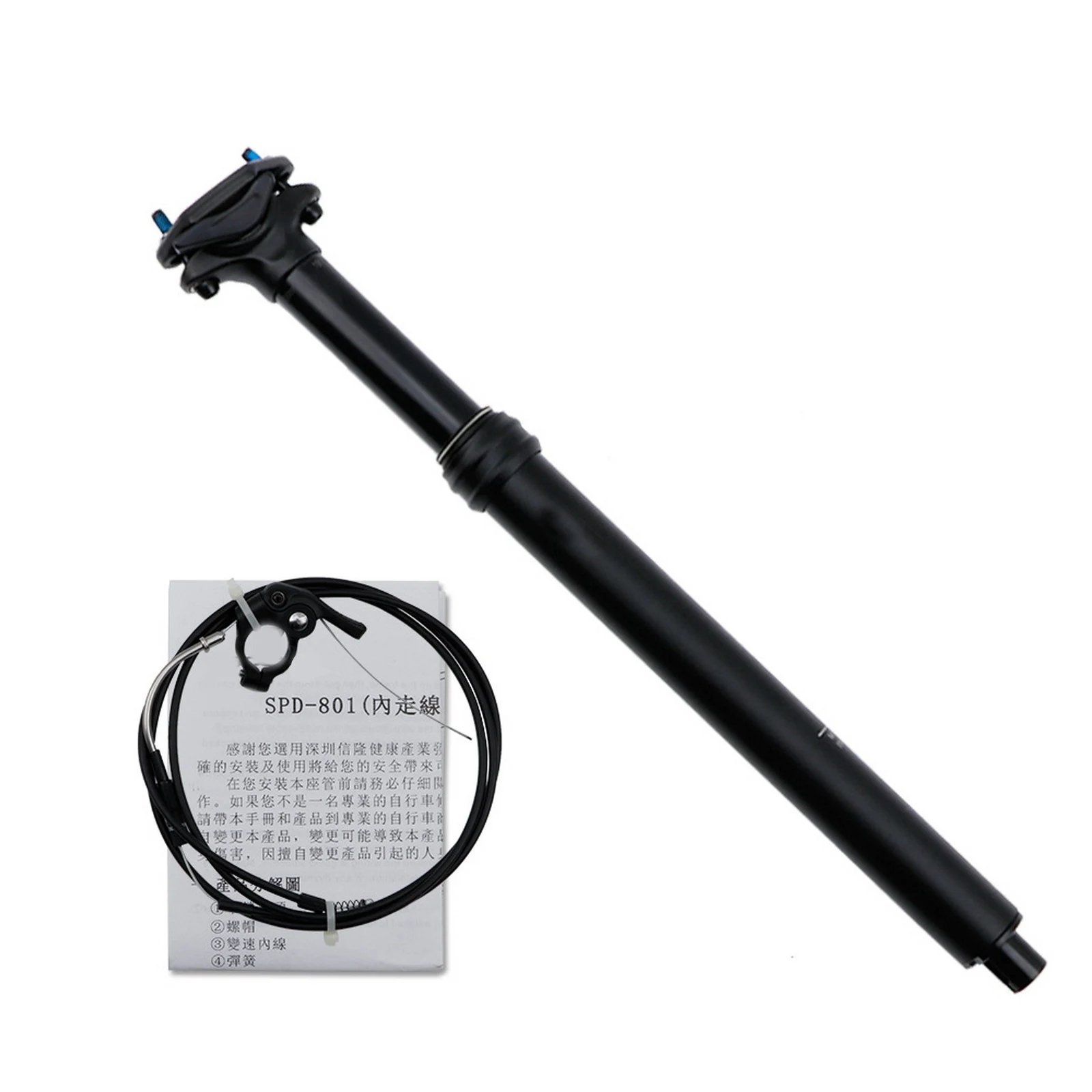 

Lift Seat Tube Mountain Bike Bicycle Hydraulic Seatpost MTB 30.9/31.6mm Inner Cable 345/395mm Telescopic Lifting Seat Post