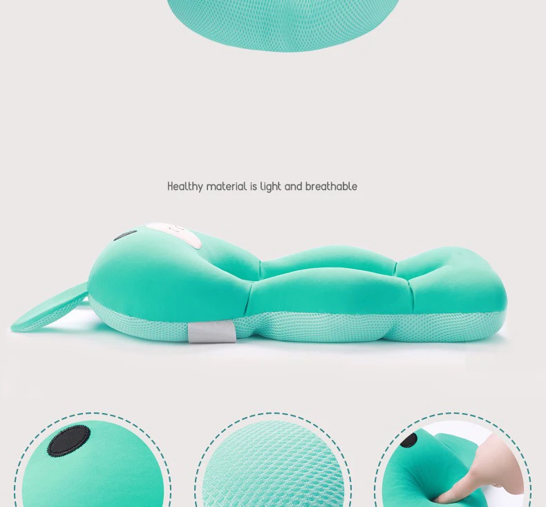 Мультфильм Draagbare Baby Douche Bad Pad Противоскользящий плохой коврик Pasgeboren Veiligheid Bad Ondersteuning Kussen Opvouwbaar мягкий Kussen
