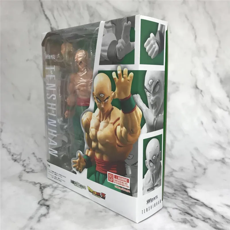 

Anime Dragon Ball Chiaotzu Tien Shinhan PVC Action Figure Model Toys Kikoho Version Tien Movable Figurines Collectible Toys Gift