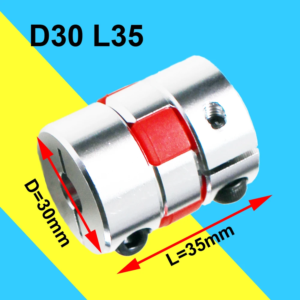 1 шт. соединительная муфта с гибким губчатым валом двигателя CNC D30 L35