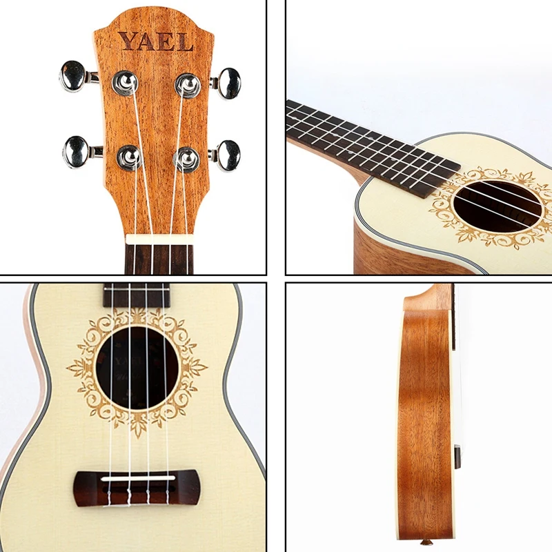 Укулеле YAEL для концертов и начинающих 23 дюйма гавайская гитара детей