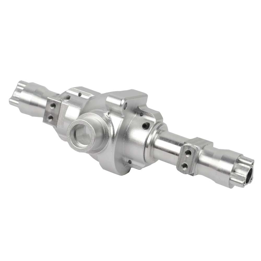 Silver Алюминиевый портальный центральный корпус коробки передач для Redcat Gen8 1/10 RC Гусеничный автомобиль RER11405 - Цвет: Silver