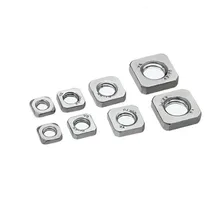 20-50pcs DIN562 Thin nut M3 M4 M5 M6 M8  stainless steel square nuts