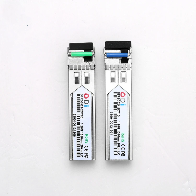 20 км Оптический приемопередатчик sfp 1 25g 1550/1310nm lc|Оптоволоконное оборудование| |