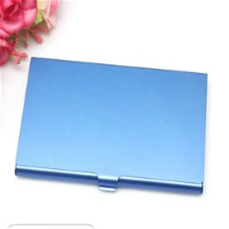 Визитная карточка чехол нержавеющая сталь Алюминий держатель металлическая