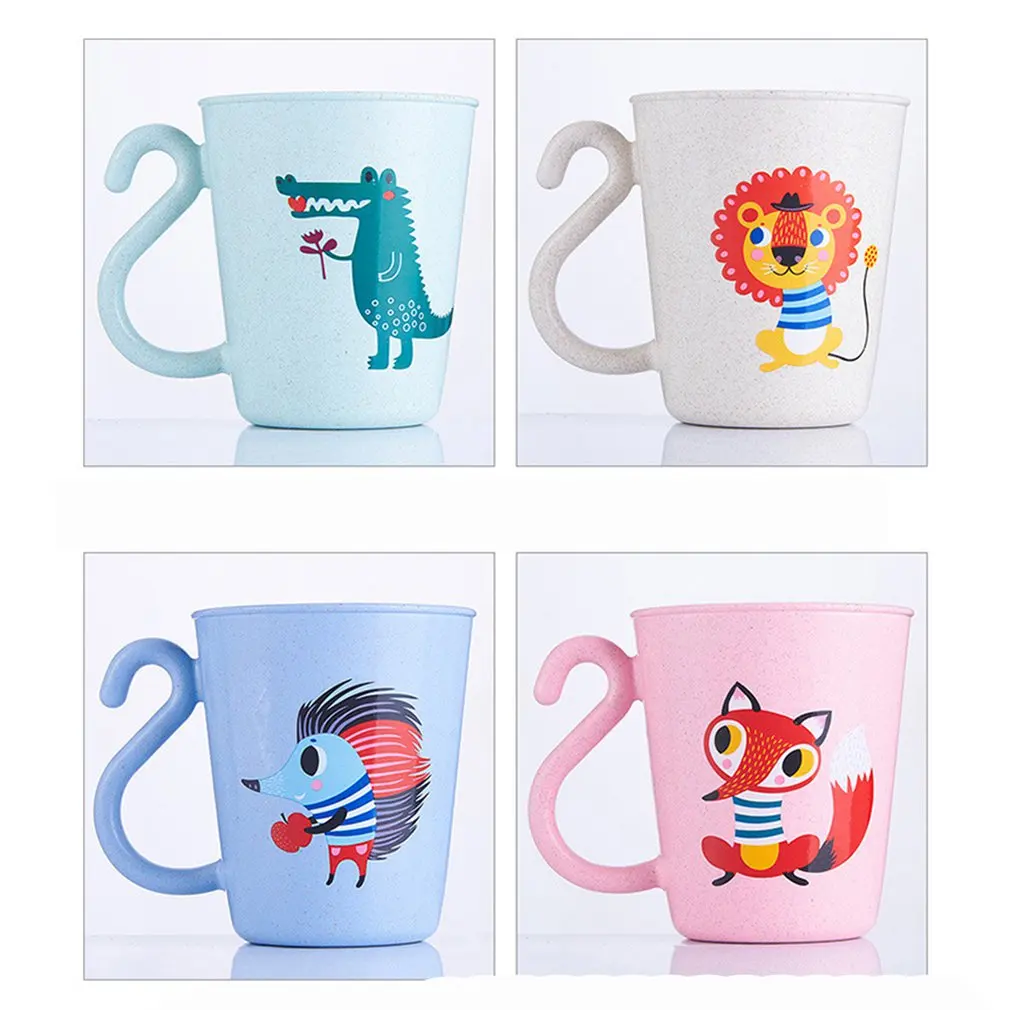 Детские кружки для зубной щетки с рисунками из мультфильмов чашки мытья воды