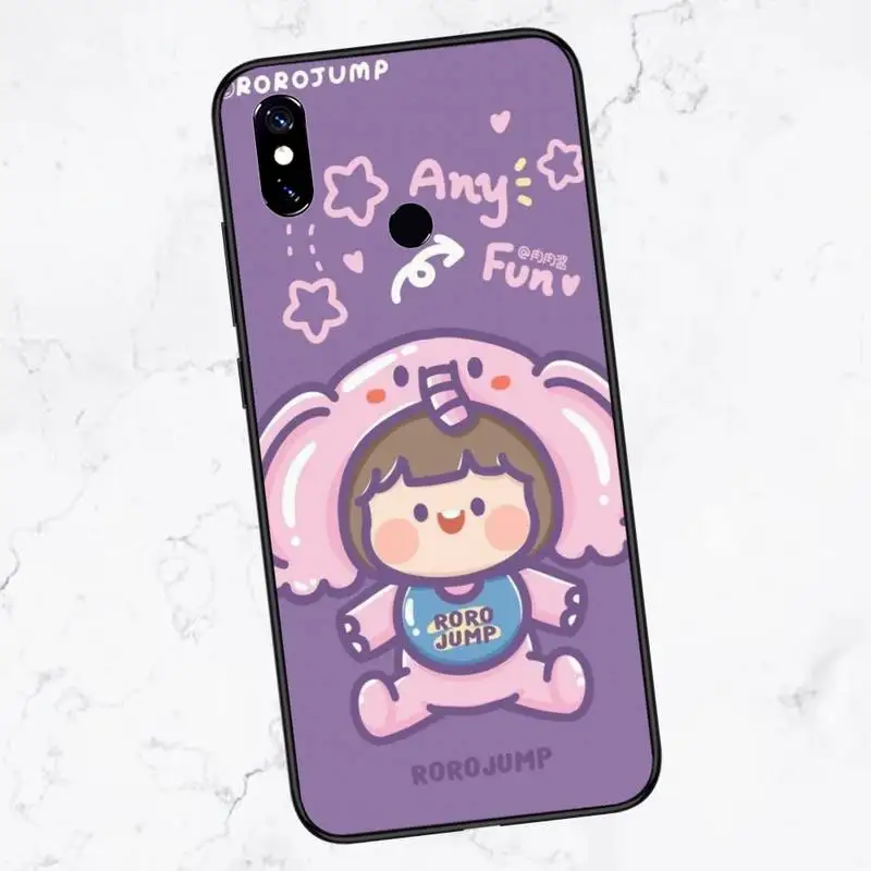 

Cute anime girl snacks Phone Case For Xiaomi Redmi 7 8 9t a3Pro 9se k20 mi8 max3 lite 9 note 9s 10 pro