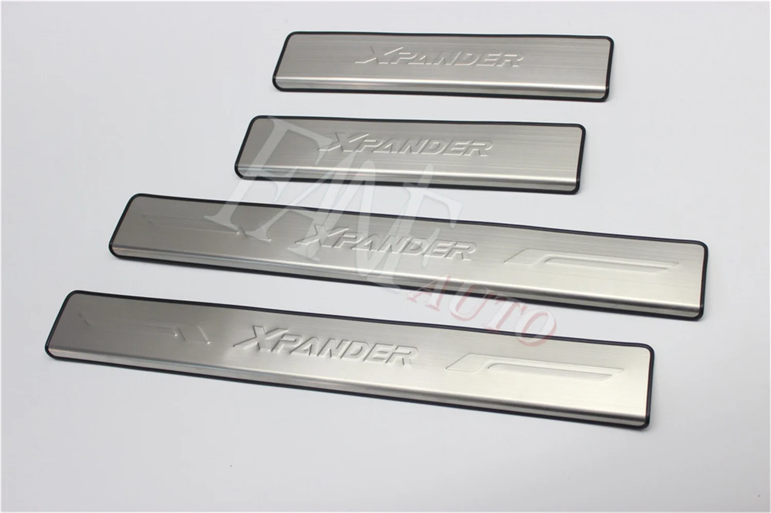 Стайлинг автомобиля светодиодная Накладка на порог из нержавеющей стали