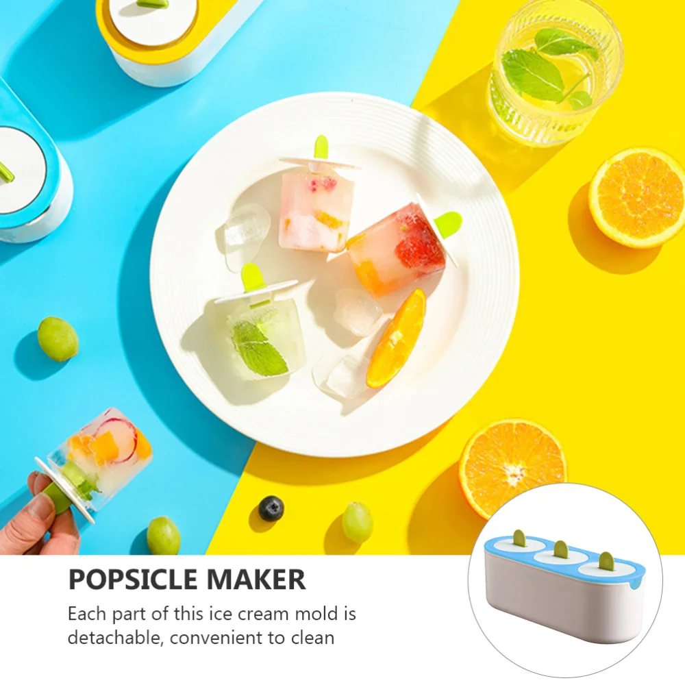 

1Pc Cartoon Ice Mold Practical Ice Cream Mold Maker Homemade Popsicle Mold