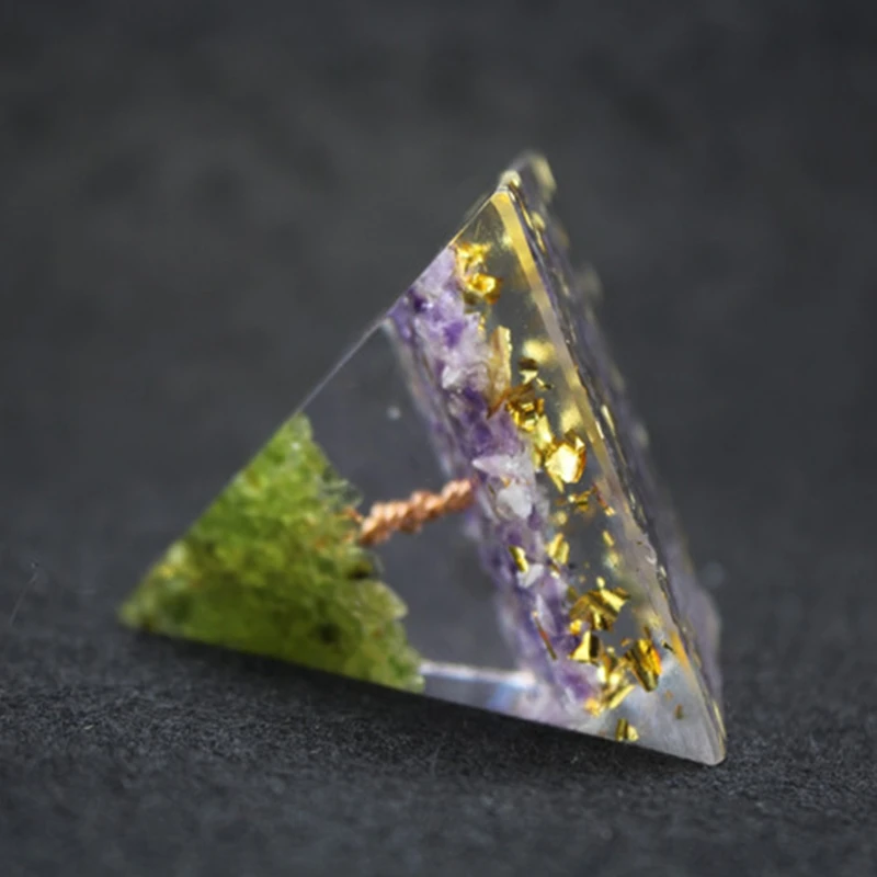 

Tree of Life Orgone Pyramid EMF Protection Meditation Yoga Energy Generator Quartz Healing Stone Reiki Balancing Home Decor