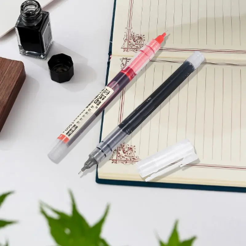 DS игла трубка прямой жидкий Тип Шариковая ручка Офис Студент подпись зеленый