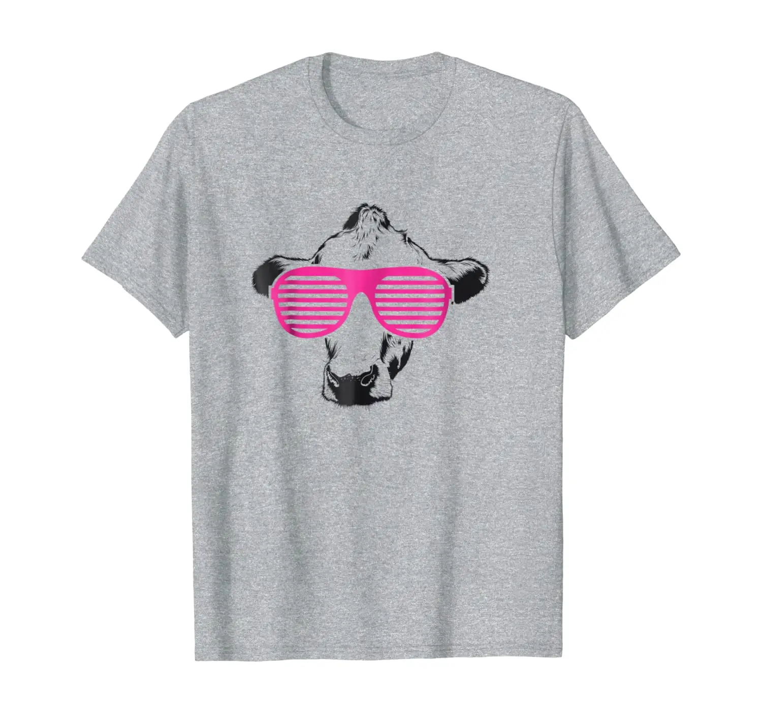 

Funny Cow With Sun Glasses Farmer Gift T-Shirt