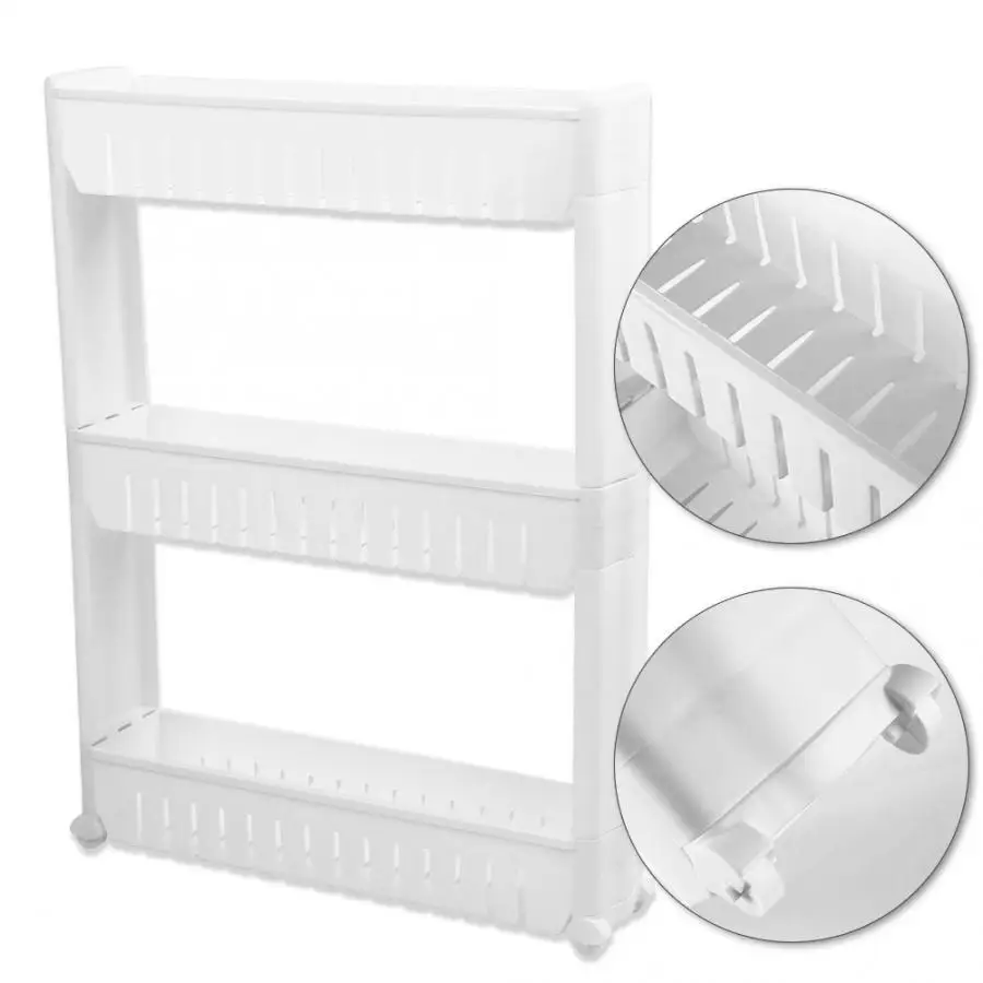 Горячая Распродажа 3/4 Яруса Выдвижная тонкая башня для кухни Экономия места