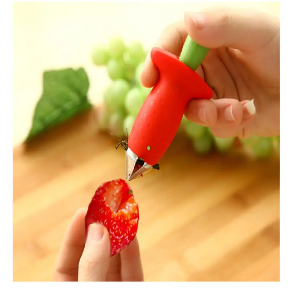 1 шт. инструмент для удаления косточек листьев клубники|strawberry huller|tomato stalksslicer