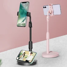 Dual Use Desktop Phone Holder Stand for Live Broadcast Desk Clip Bracket Multi-functional Adjustable Phone Bracket for iPhone