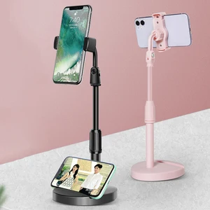 dual use desktop phone holder stand for live broadcast desk clip bracket multi functional adjustable phone bracket for iphone free global shipping