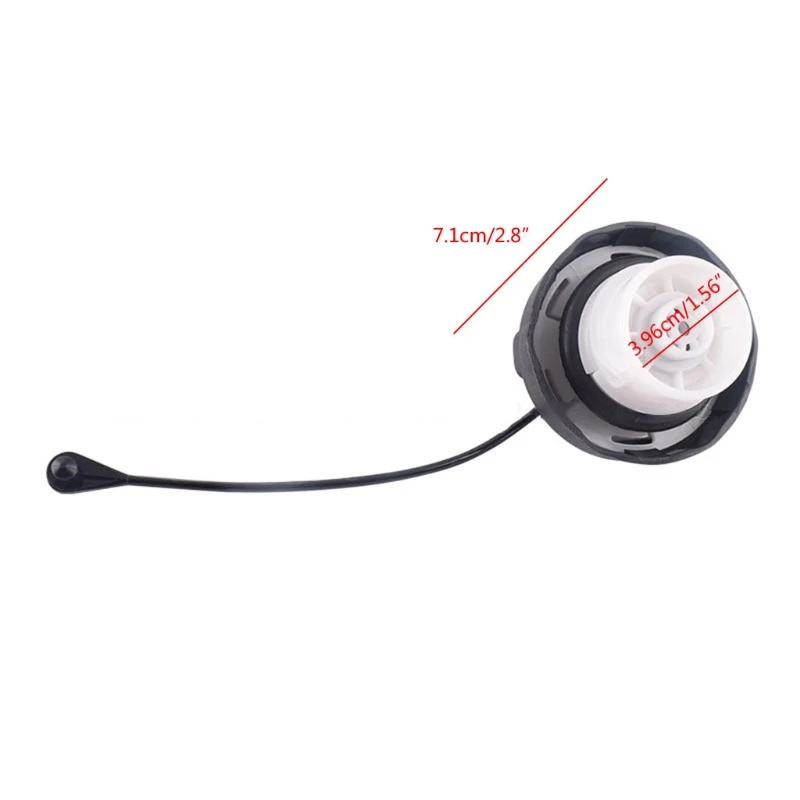 

Replace 52030377AB Fuel Tank Filler Cap Car Gas Cap Lid with Tether Compatible with Chrysler Dodge