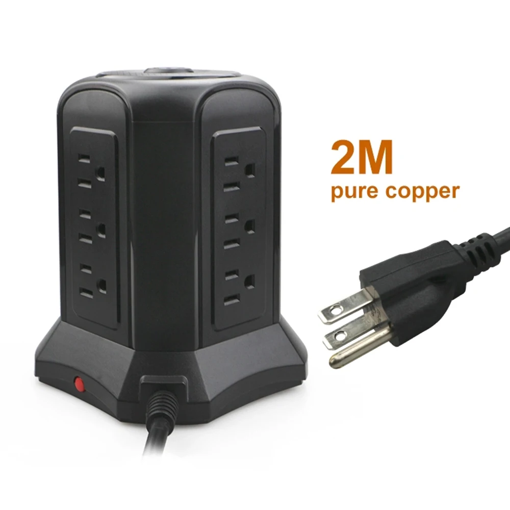 Башня несколько Мощность полосы вертикальный Стабилизатор напряжения 9 сетевое