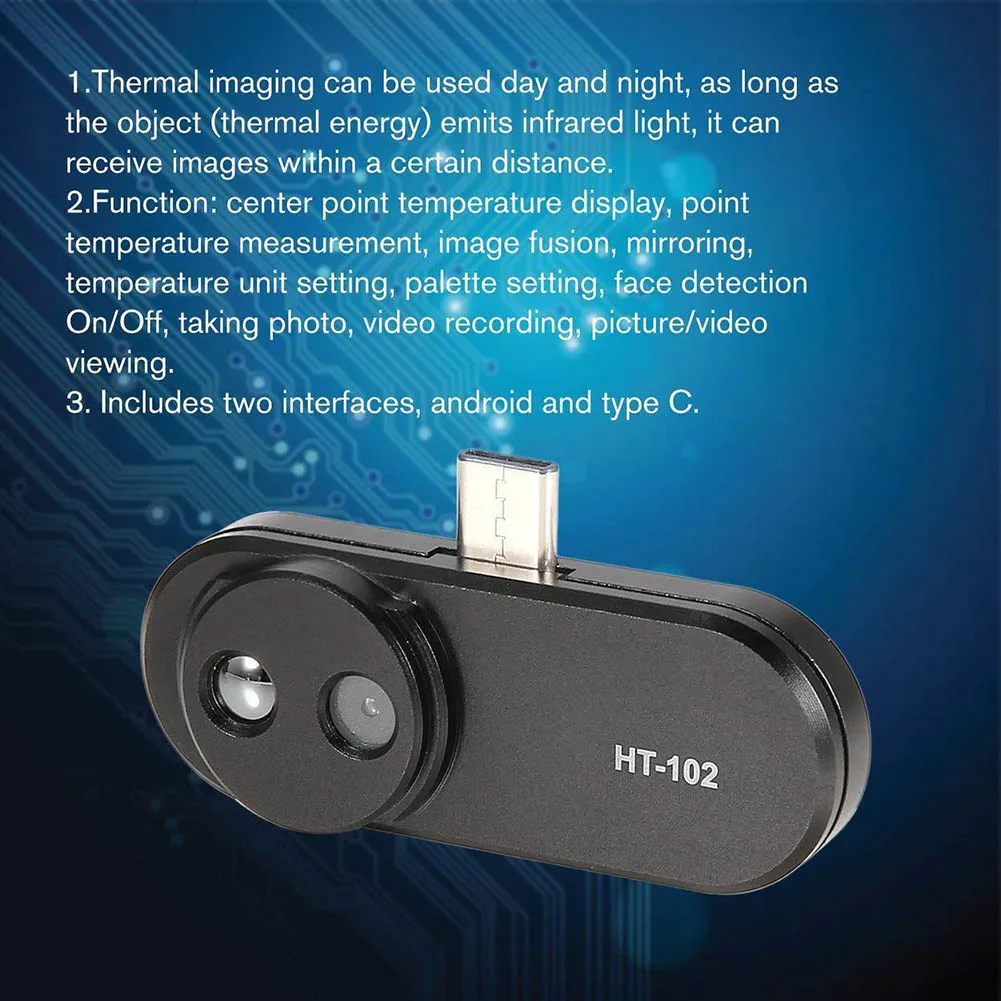 Внешний тепловизор для мобильного телефона Handhold Infared Imager Android Phone SP99 | Мобильные