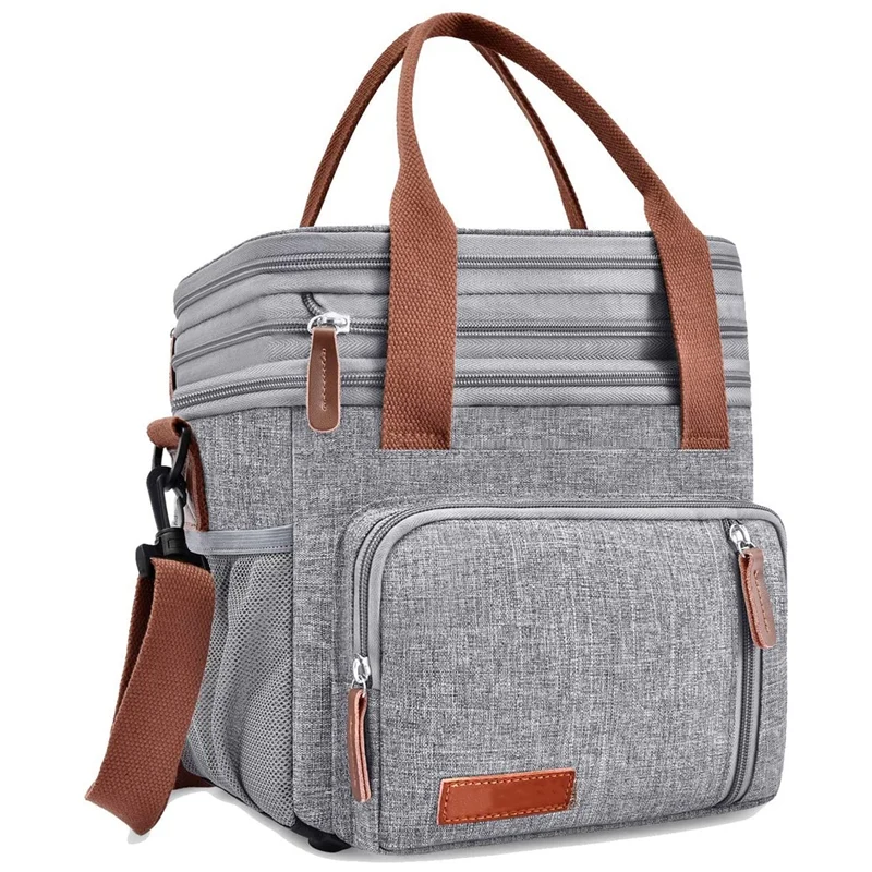 

Insulated Lunch Bags For Women Men Large Lunch Box Leakproof Cooler Tote Bag