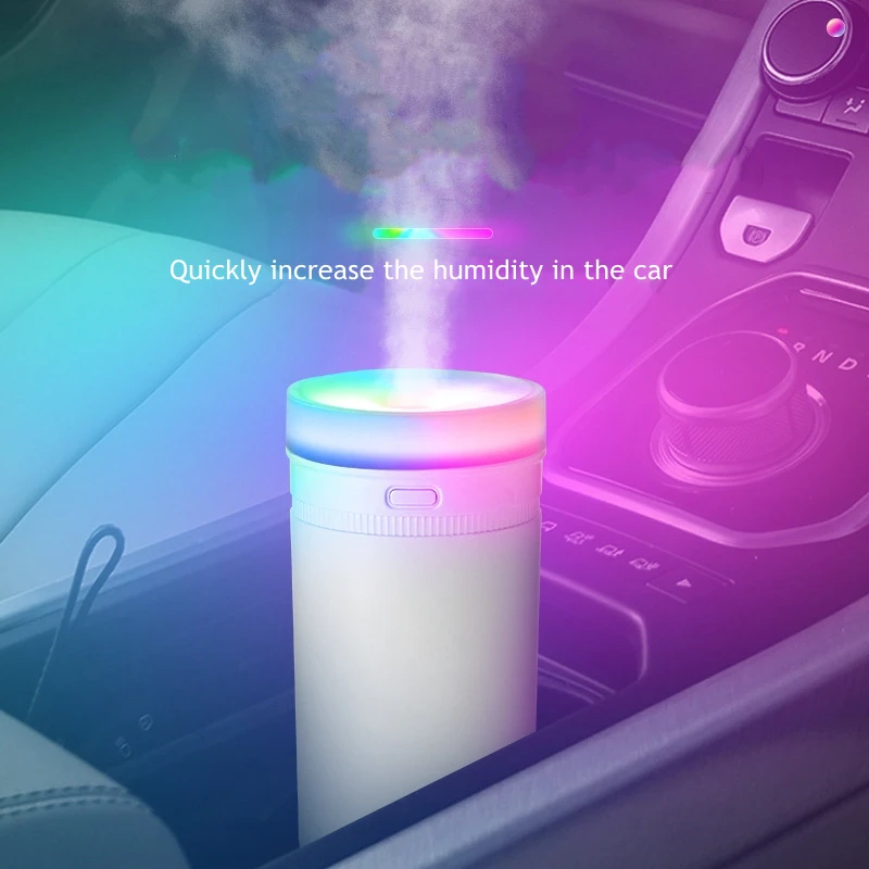 

7 Color Changing LED Lamp USB Air Humidifier Ultrasonic Cool Mist Maker Fogger for Home Car Mini Water Diffuser Air Purifier