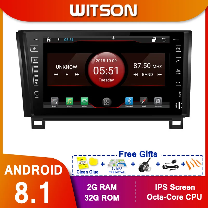 WITSON 9 &quotFULL HD сенсорный экран Android 10 0 Восьмиядерный Автомобильный GPS