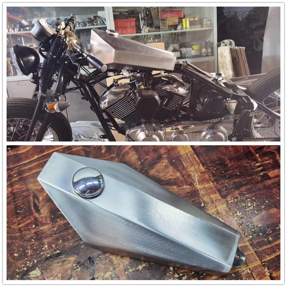

2.2 Gal Petrol Gas Fuel Tank For Honda Yamaha Harley Universal Motorbike Modified Motorcycle Handmade Elding Fuel Oil Box Can