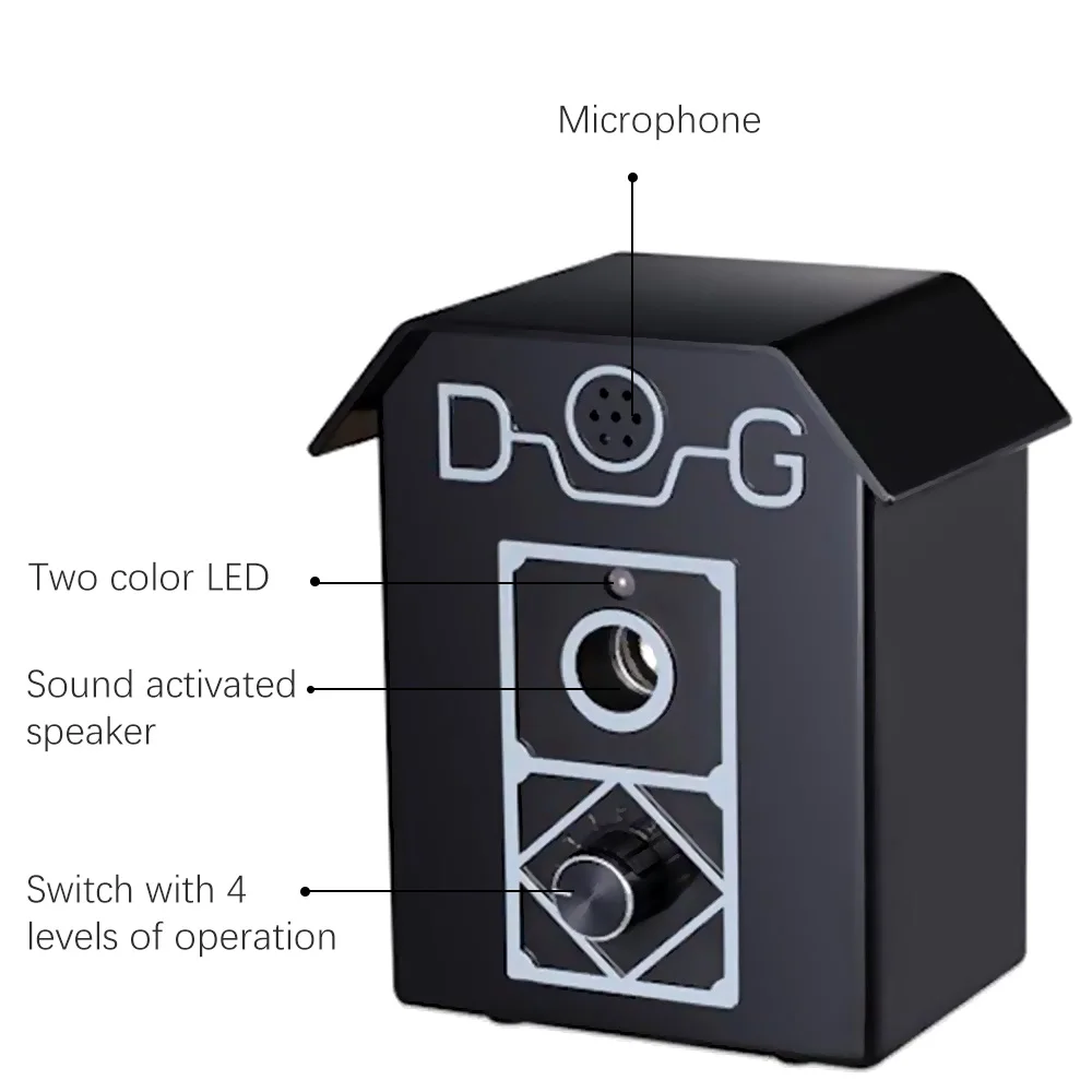 Новое устройство для блокировки лая собак водонепроницаемое с регулируемым
