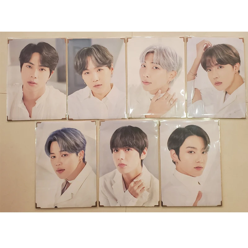 1 шт. фоторамка Kpop Star JIN RM SUGA JIMIN JUNGKOOK JHOPE V фото в реальном времени Поклонники картин